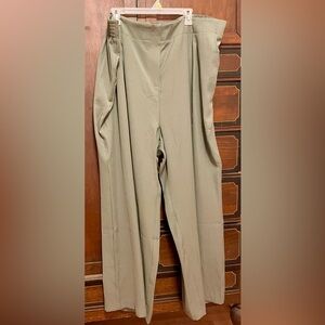 Skies Are Blue Wide Leg Light Green Pants